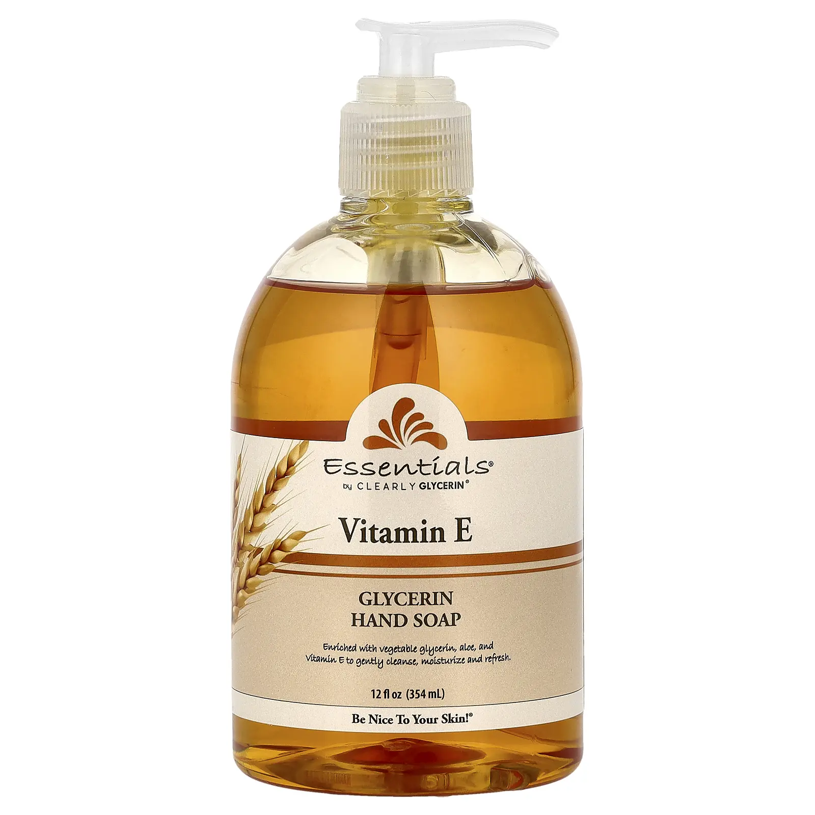 Clearly Natural Essentials®, Glycerin Hand Soap, Vitamin E, 12 fl oz (354 ml)