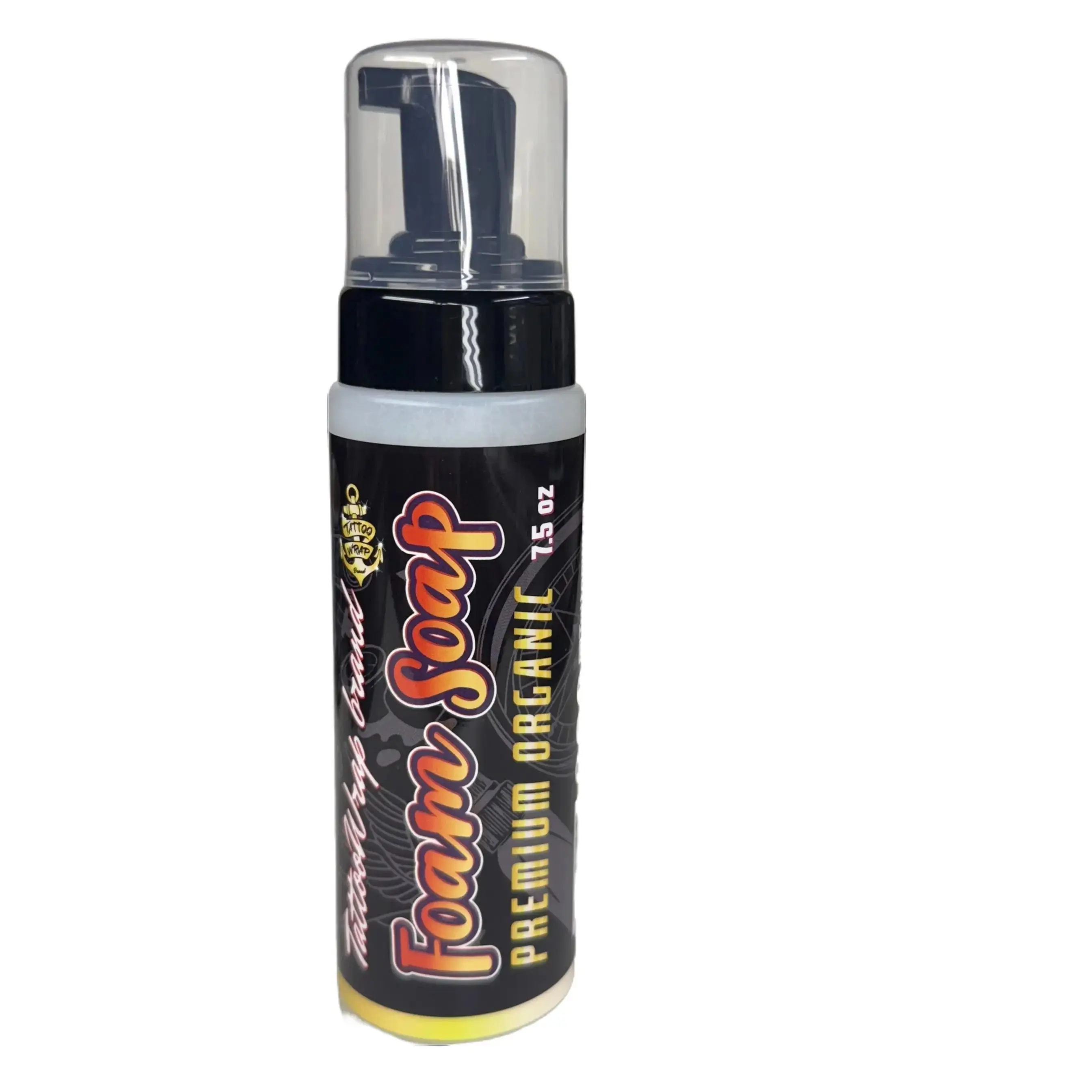 TattooWrap Tattoo Aftercare Foaming Soap, 7.5oz Large Size, Suitable for All Skin Types