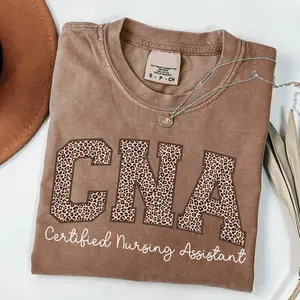 Leopard CNA T-Shirt - Certified Nursing Assistant Shirt CNA Gift, CNA Gifts for Nurses