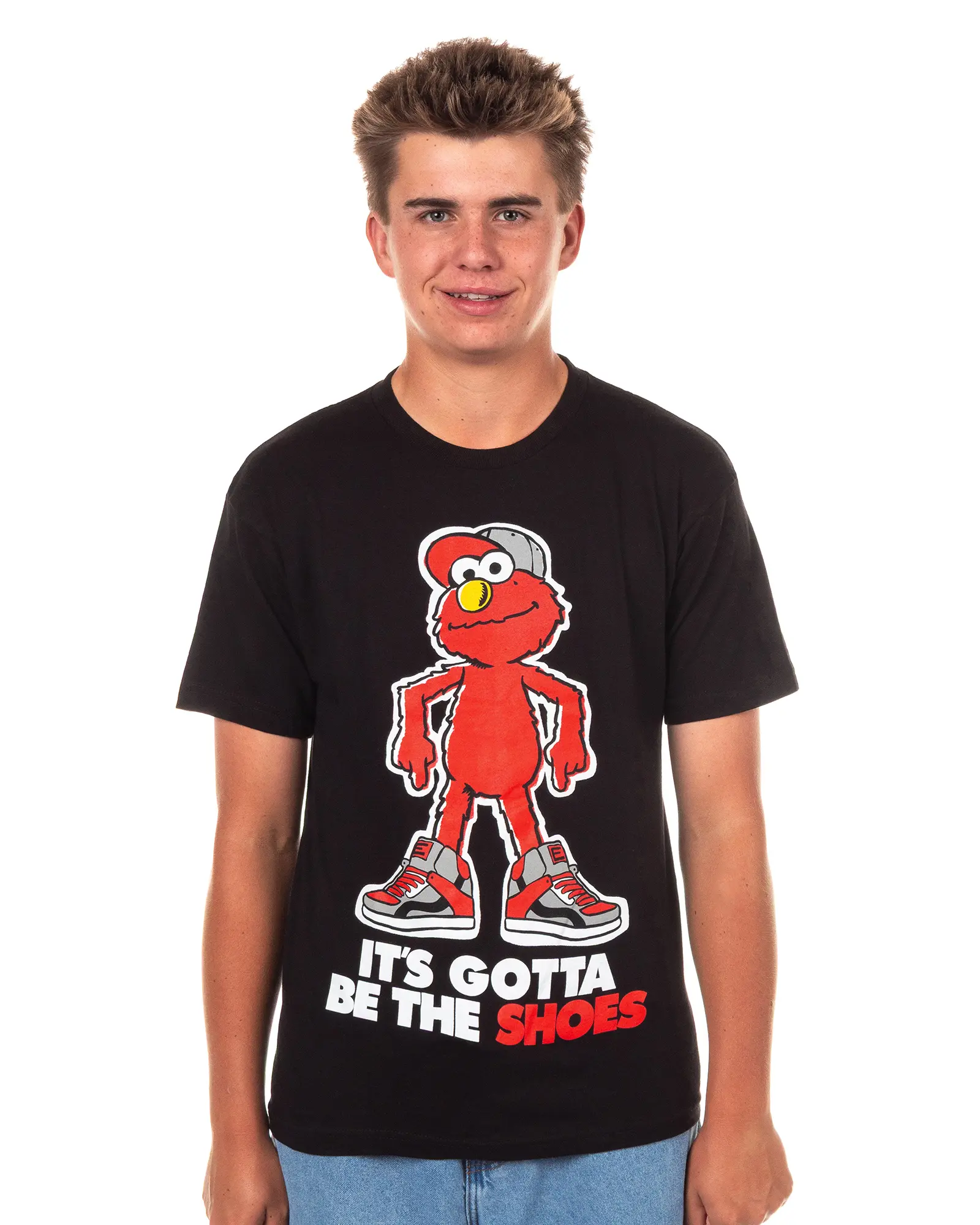 Sesame Street Shirt Men's Elmo Gotta Be The Shoes Short Sleeve Tee