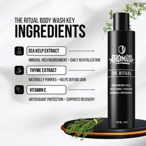 Aftermath The Ritual Body Wash, Hydrating Moisture, Bergamot Coconut Fragrance, Daily Cleanse, Sulfate Paraben Phthalate Free, Antioxidant Protection, Soothing Formula