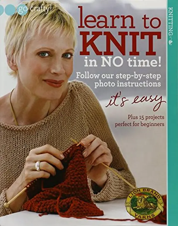 USED Book - Learn to Knit in No Time-Easy Step-by Step Photo Instructions Plus 15 Projects Perfect for Beginners by Soho Publishing (Paperback) - english