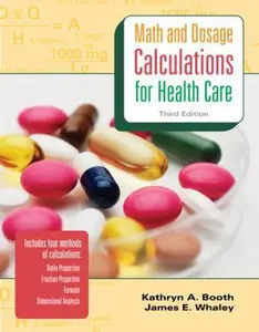 USED-MP Math & Dosage Calculations for Health Care w/Student CD: MP Math & Dosage w/Student CD by Kathryn Booth (Paperback)