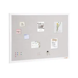 VEVOR 48x 36 Whiteboard Cork Board Combo with Aluminum Frame - 2-in-1 Magnetic Dry Erase Bulletin Board for Wall Mount - Ideal for School, Home, Office