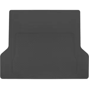 Heavy Duty Rubber Cargo Mat Liner - All-Weather Trunk Protection, Trim-to-Fit Design for Cars, SUVs, Vans & Trucks - Non-Slip, Waterproof, Durable Cargo Floor Liner - 54" x 43.5" x 0.25" - Black
