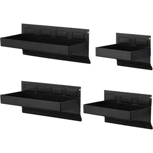 4-Shelf Tray Set, for Toolbox, Van, Workshop,, Tool Chest, 6",8",10",12" Tray