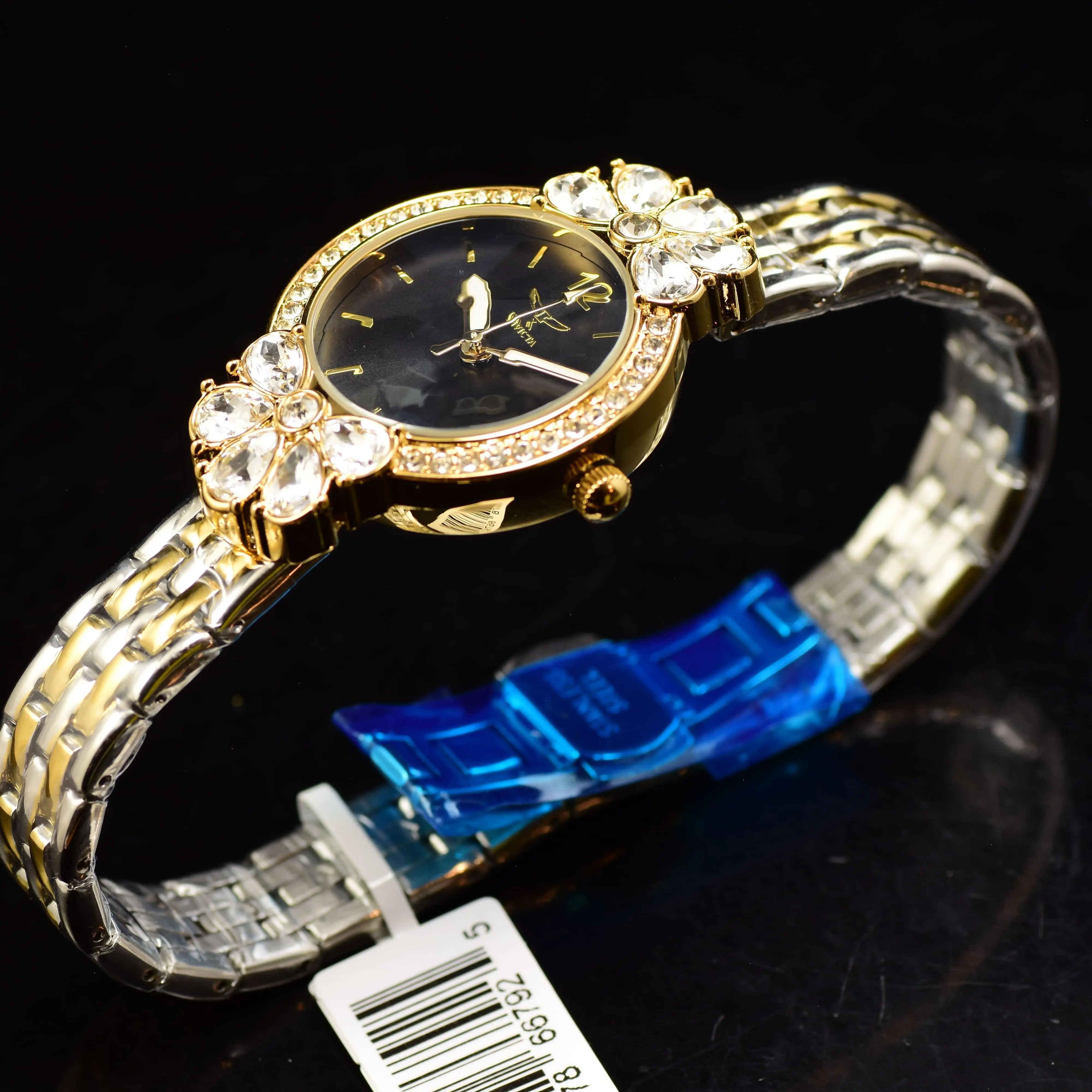 Invicta Wildflower Women\'s Watch--Rose Gold  With Black Dial and Crystals--30 mm ✈️✈️✈️BEST SELLER RESTOCK ARRIVED???? ⌚️Invicta  main image 2