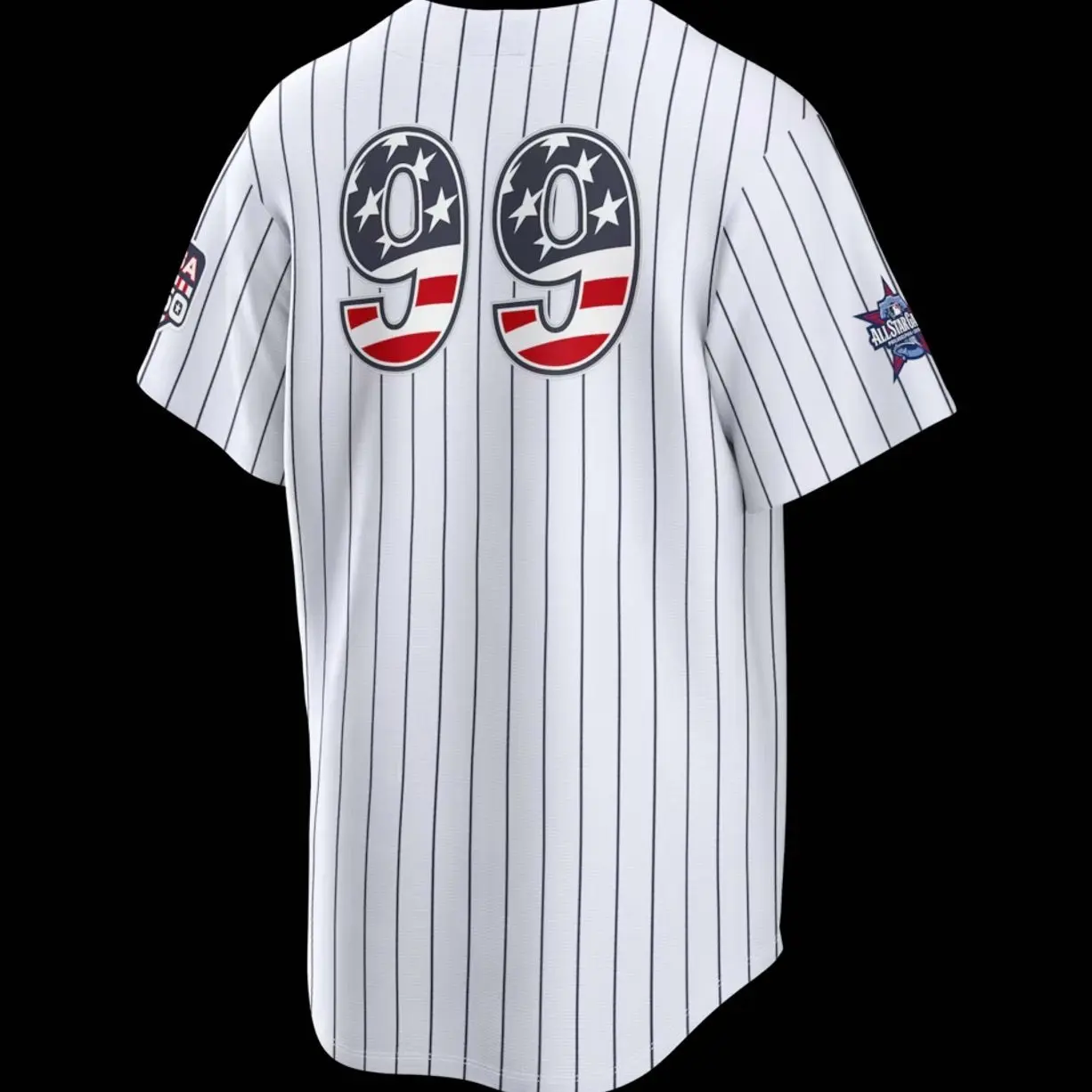 Unisex Baseball USA 250 New York Stadium Jersey Judge 99 2026 All-Star Edition Stars & Stripes Stadium Jersey