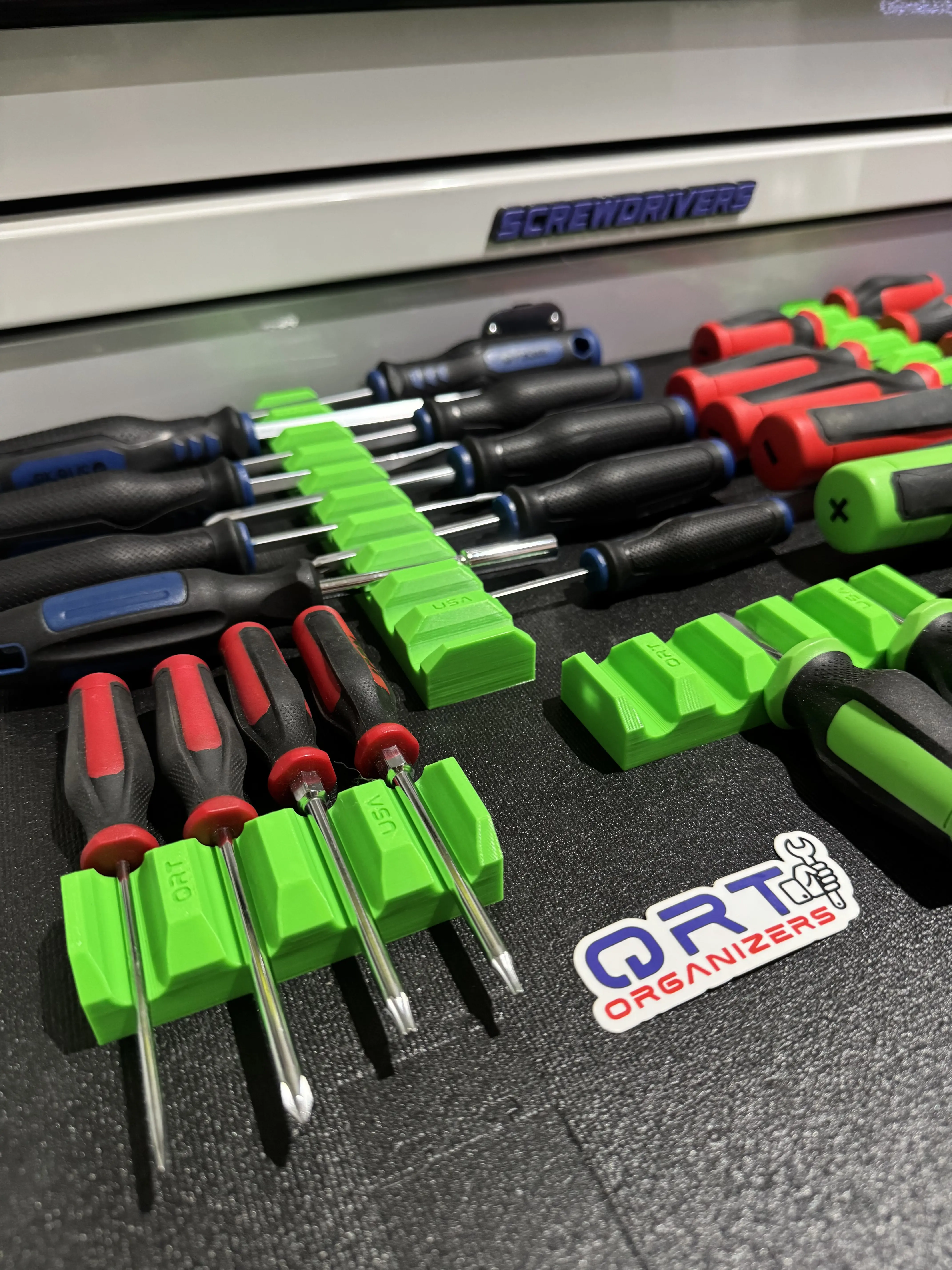 QRT Mag Lock Magnetic Screwdriver Organizers Rails