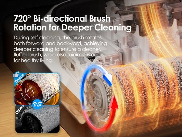 Tineco Floor ONE STRETCH S6 Wet Dry Vacuum Cleaner, 180°Lay-flat, 5.1 inch Compact Design,158℉ Flashdry Self-Cleaning in 5min, Long Runtime, Dual-Sided Edge Cleaning, Enhanced Cleaning Flexibility