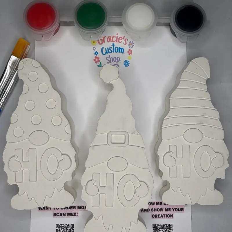 Plaster DIY Paint Kit - Gnomes