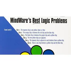 USED-MindWare Logic Links: Level D 100 Puzzles Great For Teaching Logical Deduction Challenging and Engaging Grades 7-12 by Mindware (Paperback)