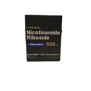 NAD+ Supplement with Nicotinamide Riboside 900mg for Skin Aging Support, Energy, and Focus - Bathroom, Natural Healthcare Edible Fitness Dietary Optimum