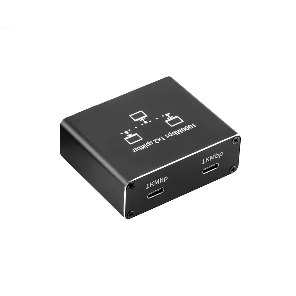 Bytecc RJ-SP102C 1000Mbps 1X2 Ethernet Internet Splitter