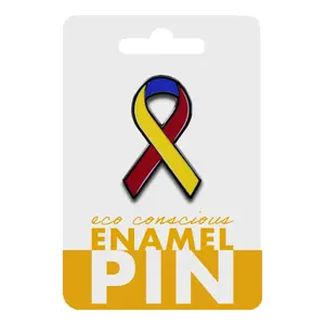 Trisomy Awareness Ribbon Pin With Magnet