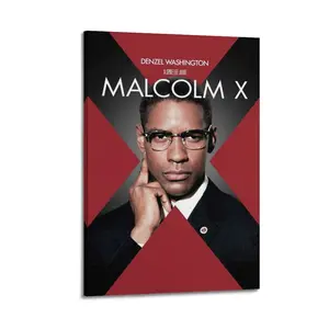 Malcolm X Canvas Painting Oil Painting Wall Art Canvas Poster Decorative Painting Corridor Decoration Home