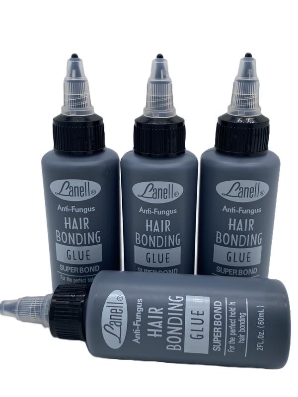 2 Oz (60 ml) Lanell Anti-fungus Hair Bonding Glue by Lanell for Black Hair Weaving, Quick - drying Hair Extension Glue, Hair Extension Tools, Invisible and Traceless, Long - lasting Stickiness., Lace Wig Adhesive