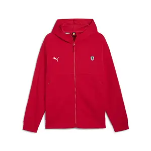 PUMA Mens Scuderia Ferrari Style Sweat Jacket Athletic Outerwear Casual - Red PUMA Mens Scuderia Ferrari Style Sweat Jacket Athletic Outerwear Casual - Red