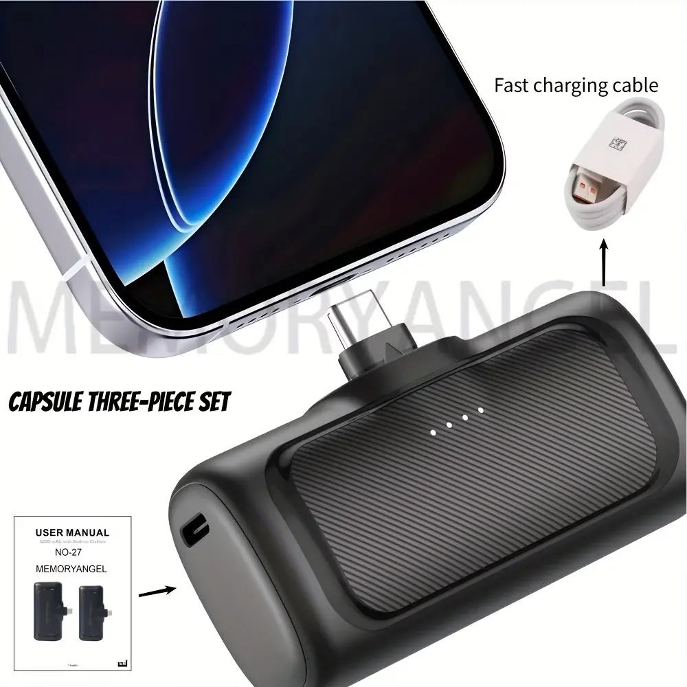 5000mAh 22.5W - Black