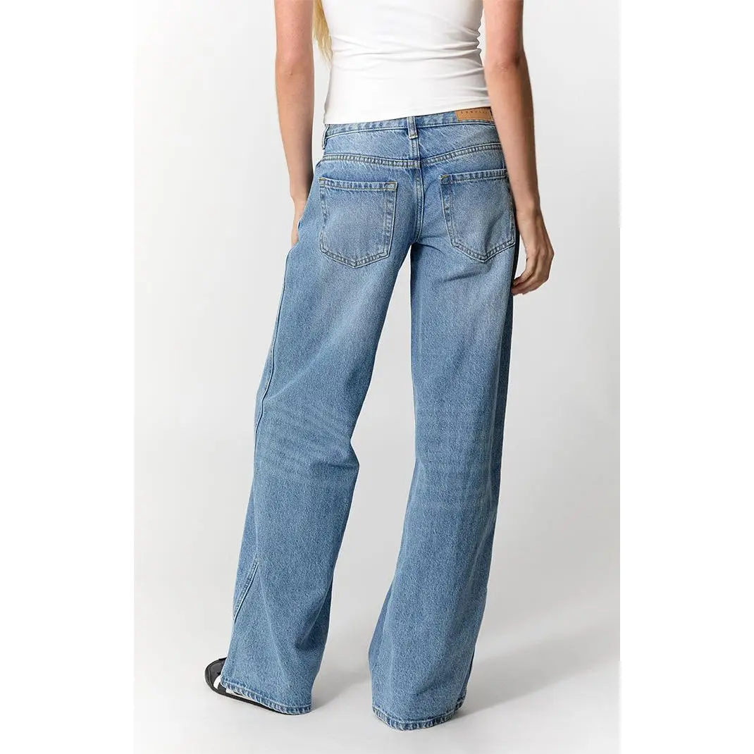 Pacsun Women's Casey Low Rise Baggy Jeans Astrid