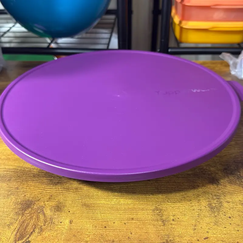 Tupperware Aloha Divided Platter Purple