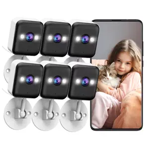 【JOOAN WiFi MINI 1080P FHD Camera】Indoor And Outdoor Waterproof 2.4G WiFi Security Surveillance, 1 Year Warranty, Can Still Monitor Without Network, Home & Outdoor Use, Color Night Vision, With Spotlight And Two-Way Audio, Easy And Quick Installation