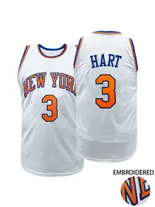 Men's Retro New York #3 Basketball Jersey | Classic Embroidered Mesh Sports Jersey