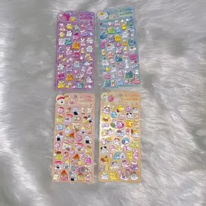 3D Embossed Cute Cartoon Ghost Stickers | Perfect for DIY Decor, Collage & Gift Swaps