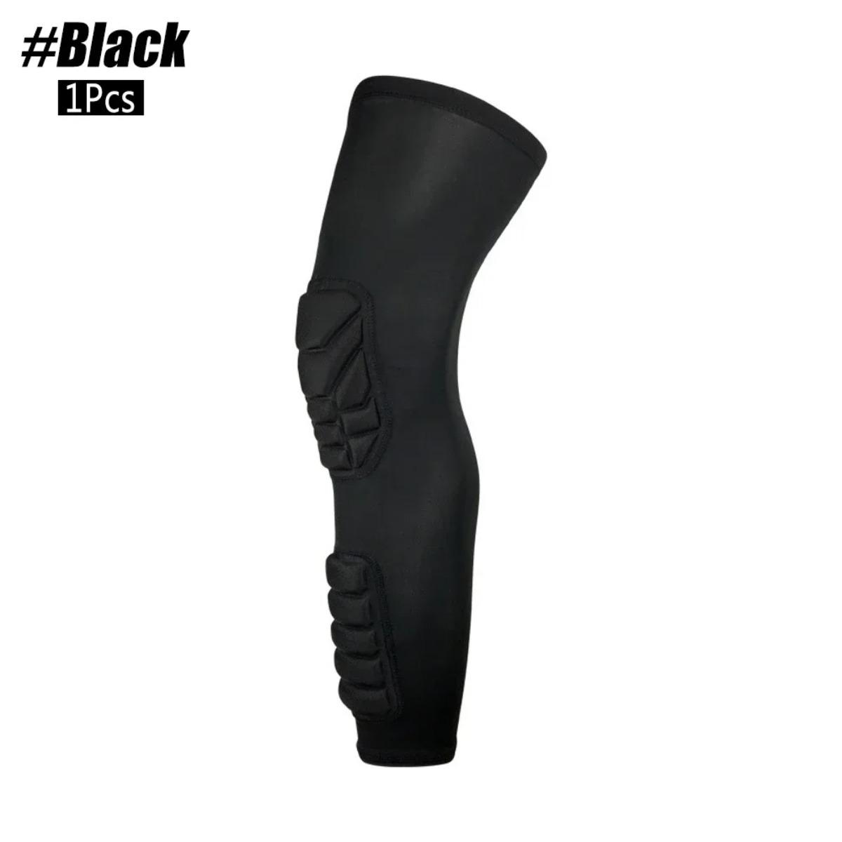 Honeycomb Impact Knee Pads Long Length Sports Protective Gear Basketball Cycling Breathable Anti Collision Leg Sleeve Patella Support Adult