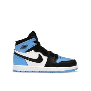 Jordan Kid's 1 Retro High OG UNC Toe Basketball Shoes, from StockX