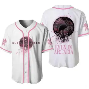 Sleep Token White Even In Arcadia Baseball Jersey Sleep Token Tour 2026 Jersey Gift For Fans Men Women