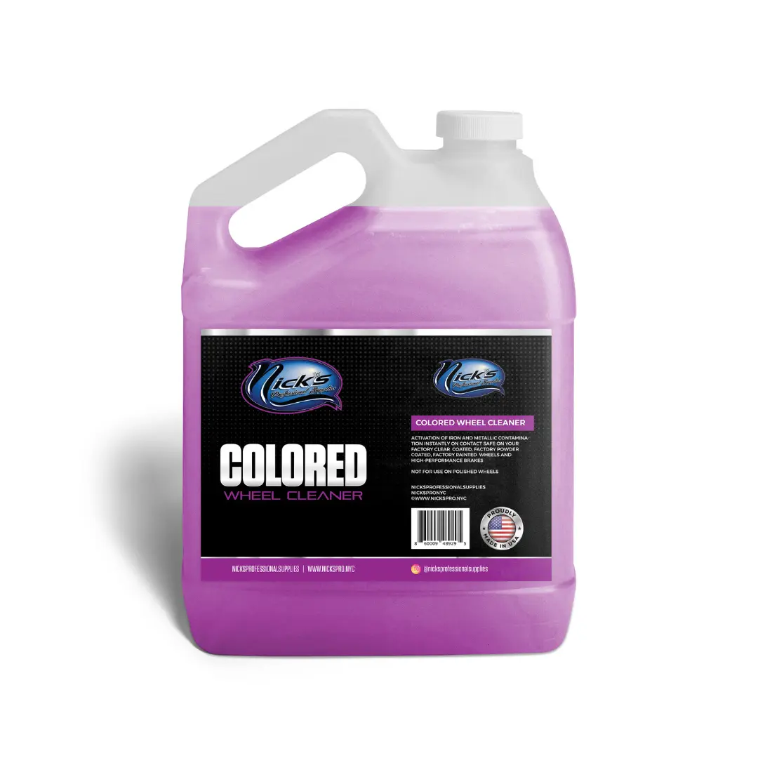Colored Wheel Cleaner Gallon