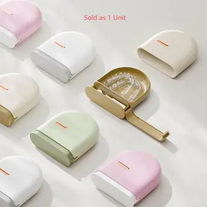 Portable Retainer Box, Low Sensitivity Orthodontic Storage Case, Multi-Layer Travel Dental Organizer for Braces, Retainers, Dentures