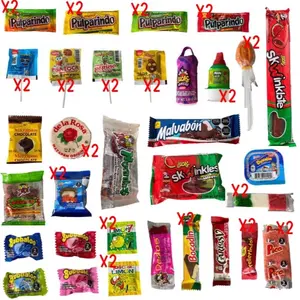 Mexican Candy Mix - Spicy and Sweet - 50 Pieces - Bonbon, Snack - Variety of Flavors - Perfect for Sharing - Sweet & Spicy Treats -