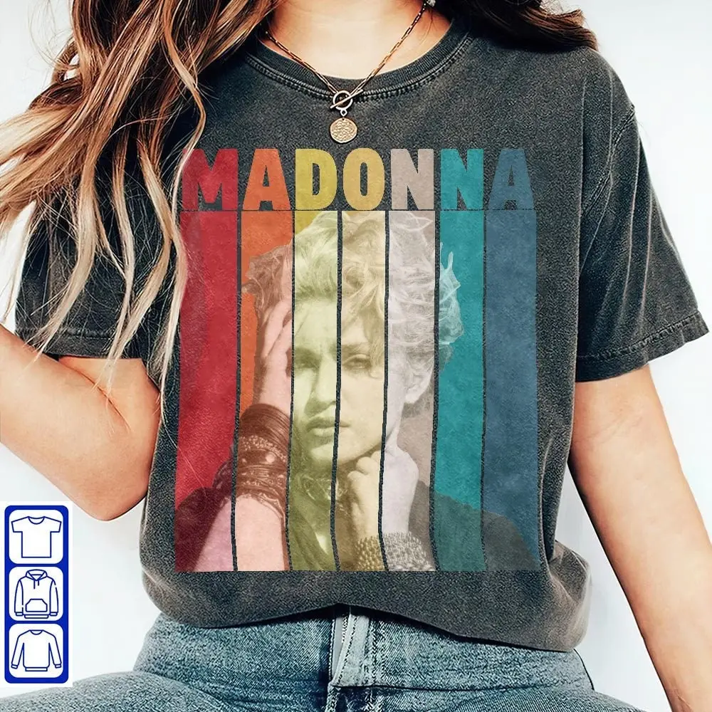 Madonna Retro Vintage T-shirt Madonna Shirt Music Shirt Gift Tee For You And Your Friends Vintage Madonna Shirt 16au05 Shirt, T-shirt, Sweatshirt, Hoodie, Free Shipping