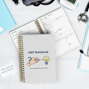 Clinical Rotation and Shift Logbook - A5 Spiral H&P Journal with Waterproof Cover, A Notebook for Nursing Students to Manage Patient Data and Plans Throughout Their Shift