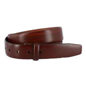 Trafalgar 35mm Cortina Leather Harness Belt Strap, Smooth Leather Belts