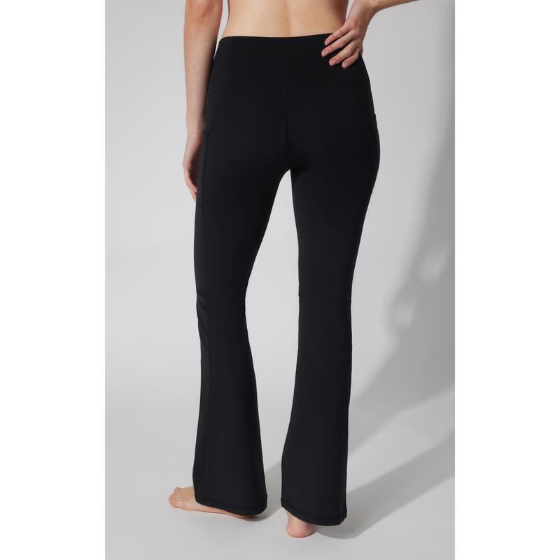 Polarlux Tribeca Elastic Free Full Length Side Pocket Flare Leg Pant
