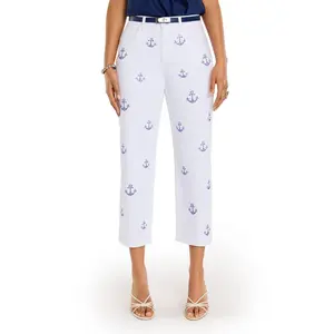 Kelsey Cropped Jean - Crystal Anchors
