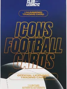 1 (ONE) PACK - 2025 Club Legacyz Icons Soccer Second Edition Hobby