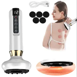 Electric Cupping Massager, Heating Vacuum  Suction, Beauty Health Scraping Belly, Thighs, Arms Body Massage Tool