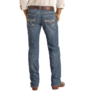 Rock & Roll: Medium Vintage Reflex Ivory Regular Fit Pistol Straight Jeans