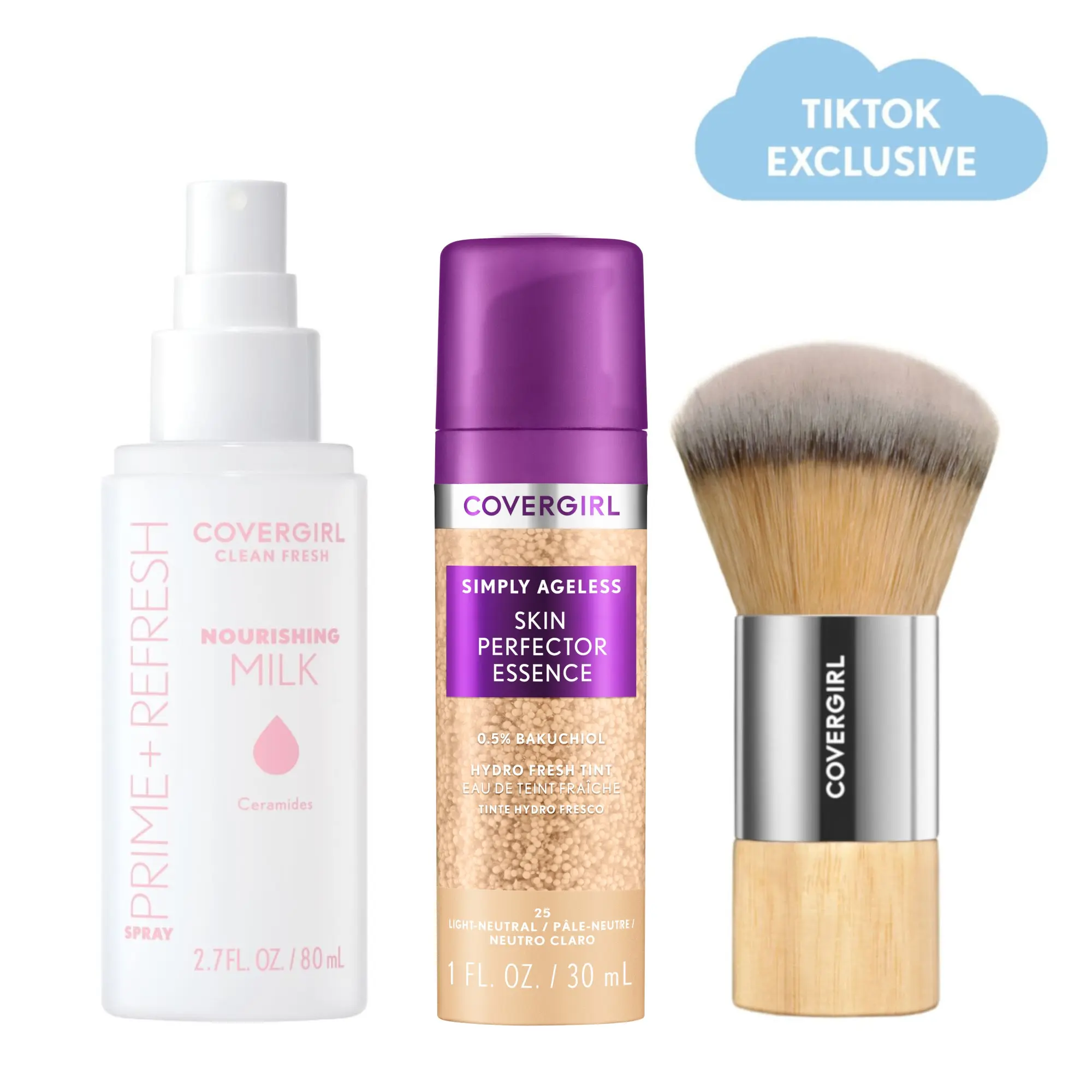 25 Light-Neutral + Nourishing Milk +Blending Brush