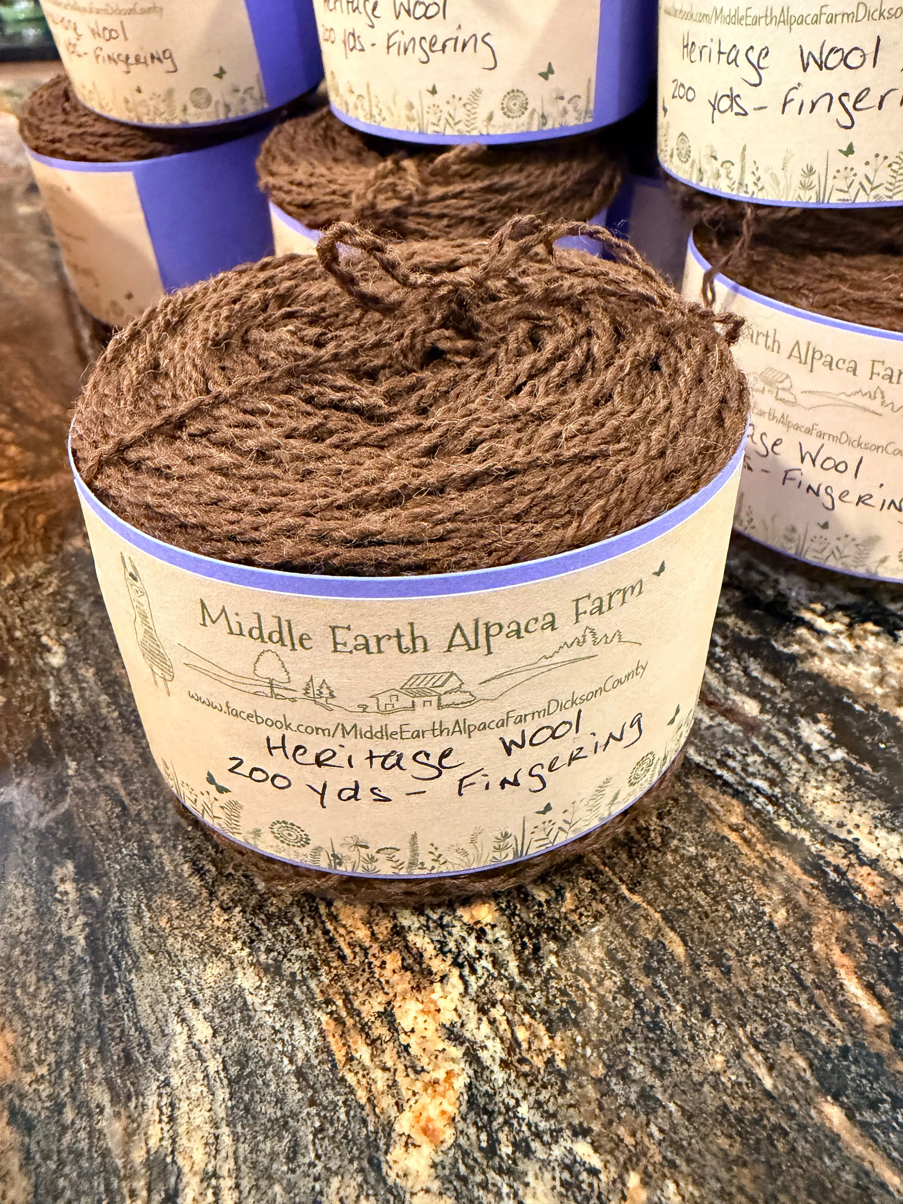 Gulf Coast Native Heritage Wool - Fingering Weight Bloomed & Unbloomed
