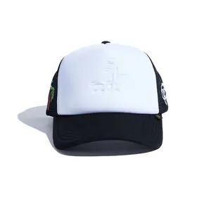 Reference LA Embossed White/Black Trucker Hat