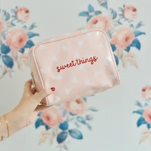 Small Patterned Toiletry Bag