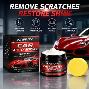 Car Scratch Remover Cream Remove Scratches Restore Car Paint High Gloss Shine Nano Polish DIY Auto Detailing Exterior Car Care Quick Fix Surface Imperfections