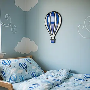 Balloon Wall Decor, Handmade Nursery Wall Art, Sky-Themed Kids Room or Baby Shower Gift