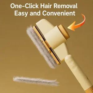 Multifunctional Pet Hair Comb, Detangling Deshedding Brush, Comfortable Massaging Grooming Accessory for Home Use