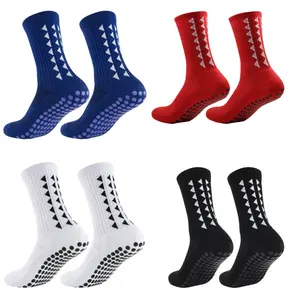 3/4/6/10Pairs Men's Soccer Socks with Grip Pads Non-Slip Football Basketball Sports Grip Soccer Socks for Men Women